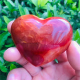 Gorgeous Carnelian Crystal Hearts