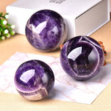 Natural Dream Amethyst Ball Polished Globe Massaging Ball