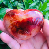 Gorgeous Carnelian Crystal Hearts