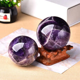 Natural Dream Amethyst Ball Polished Globe Massaging Ball