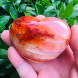 Gorgeous Carnelian Crystal Hearts