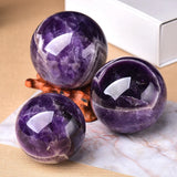 Natural Dream Amethyst Ball Polished Globe Massaging Ball