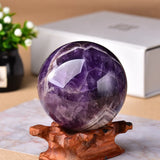 Natural Dream Amethyst Ball Polished Globe Massaging Ball