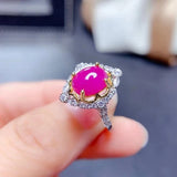 Red Ruby Gemstone Ring