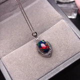 black opal necklace