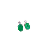 Natural Emerald 925 Silver Earrings – Fine Emerald Jewelry