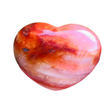 Gorgeous Carnelian Crystal Hearts