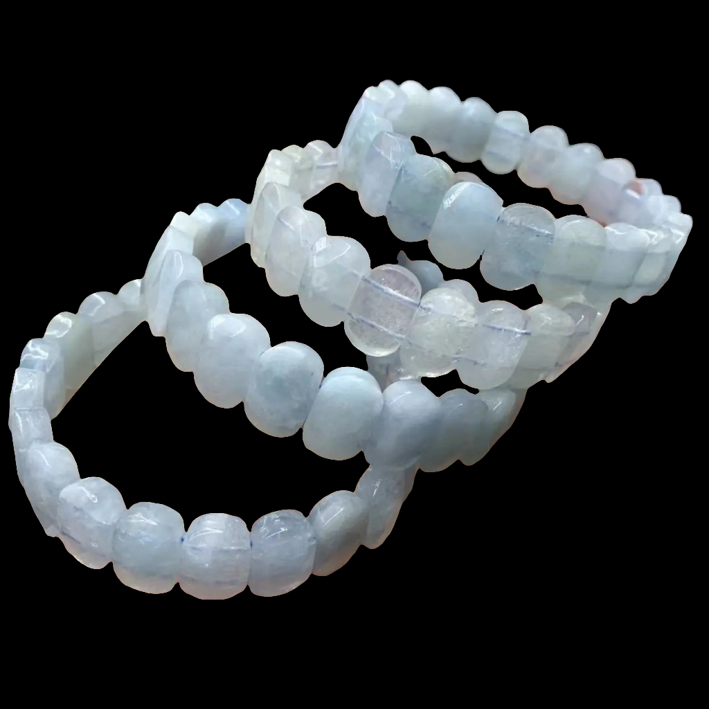 Aquamarine Beads Bracelet