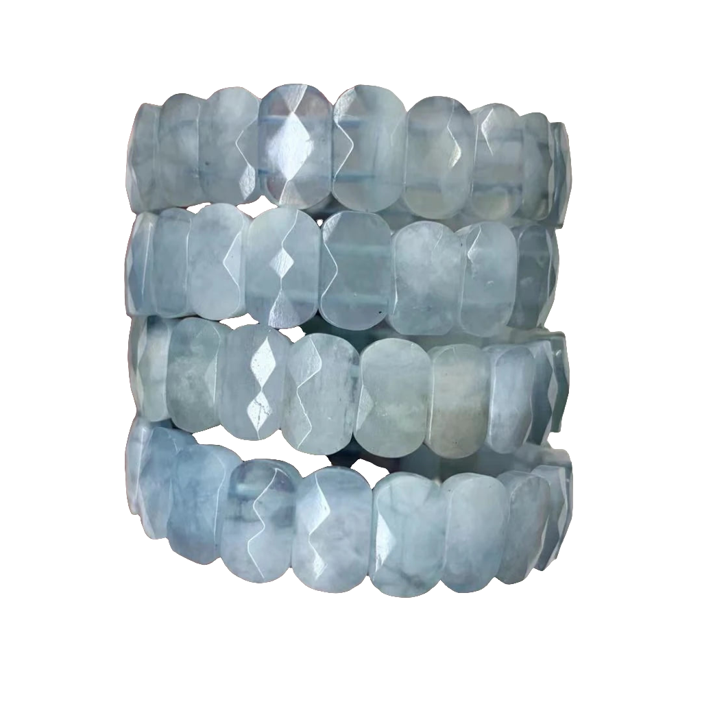 Aquamarine Beads Bracelet