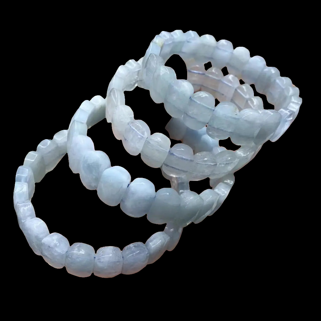 Aquamarine Beads Bracelet