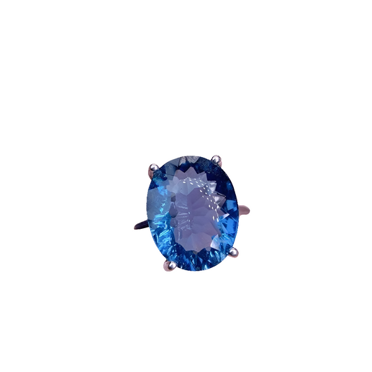 Luxury London Blue Topaz Ring