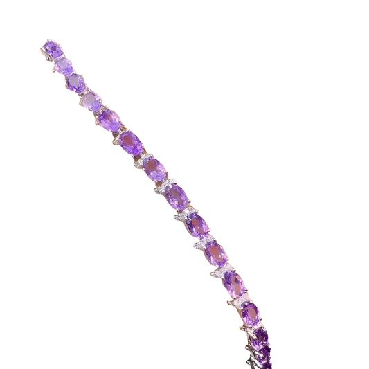 Natural Amethyst Bracelet