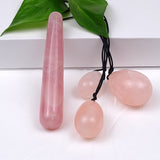 Rose Quartz Yoni Egg Set Metamorphidi