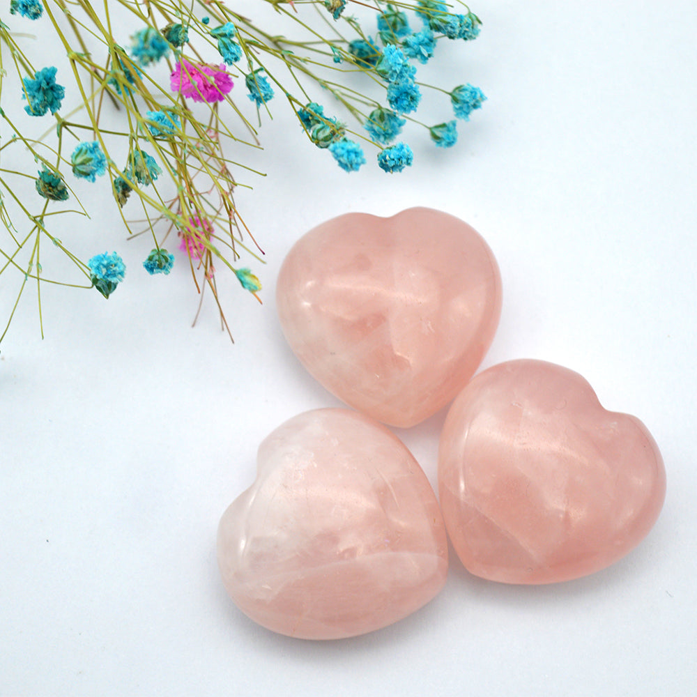 Small Rose Quartz Heart Metamorphidi