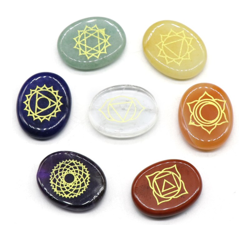Seven Chakra Energy Healing Crystal Set Metamorphidi