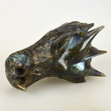 Natural Labradorite Dragon Gemstone Skull Metamorphidi