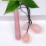 Rose Quartz Yoni Egg Set Metamorphidi