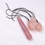 Rose Quartz Yoni Egg Set Metamorphidi