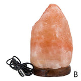 Himalayan Crystal Rock Salt Lamp with LED metamorphidi