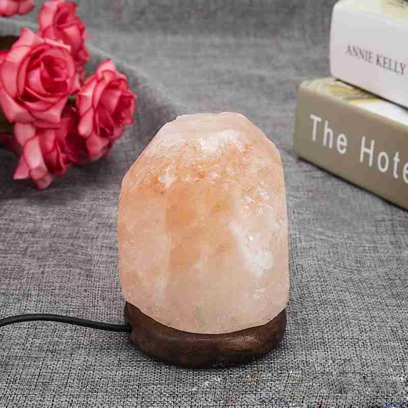 Himalayan Crystal Rock Salt Lamp with LED metamorphidi