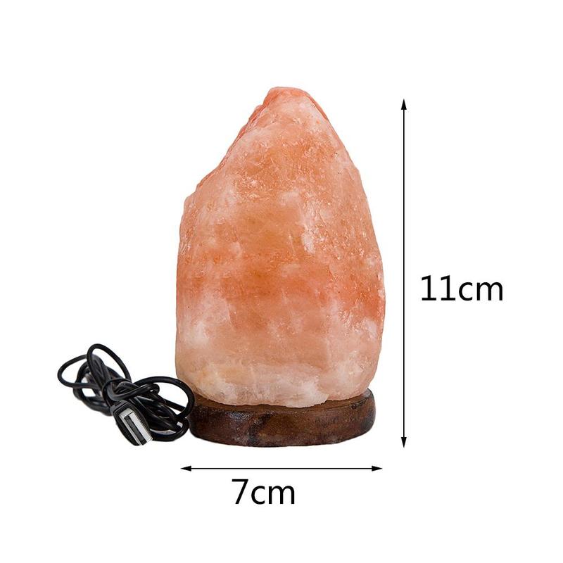 Himalayan Crystal Rock Salt Lamp with LED metamorphidi