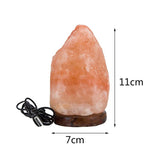 Himalayan Crystal Rock Salt Lamp with LED metamorphidi