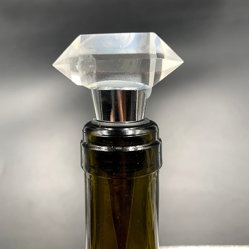 Double Terminated Crystal Wine Stopper metamorphidi
